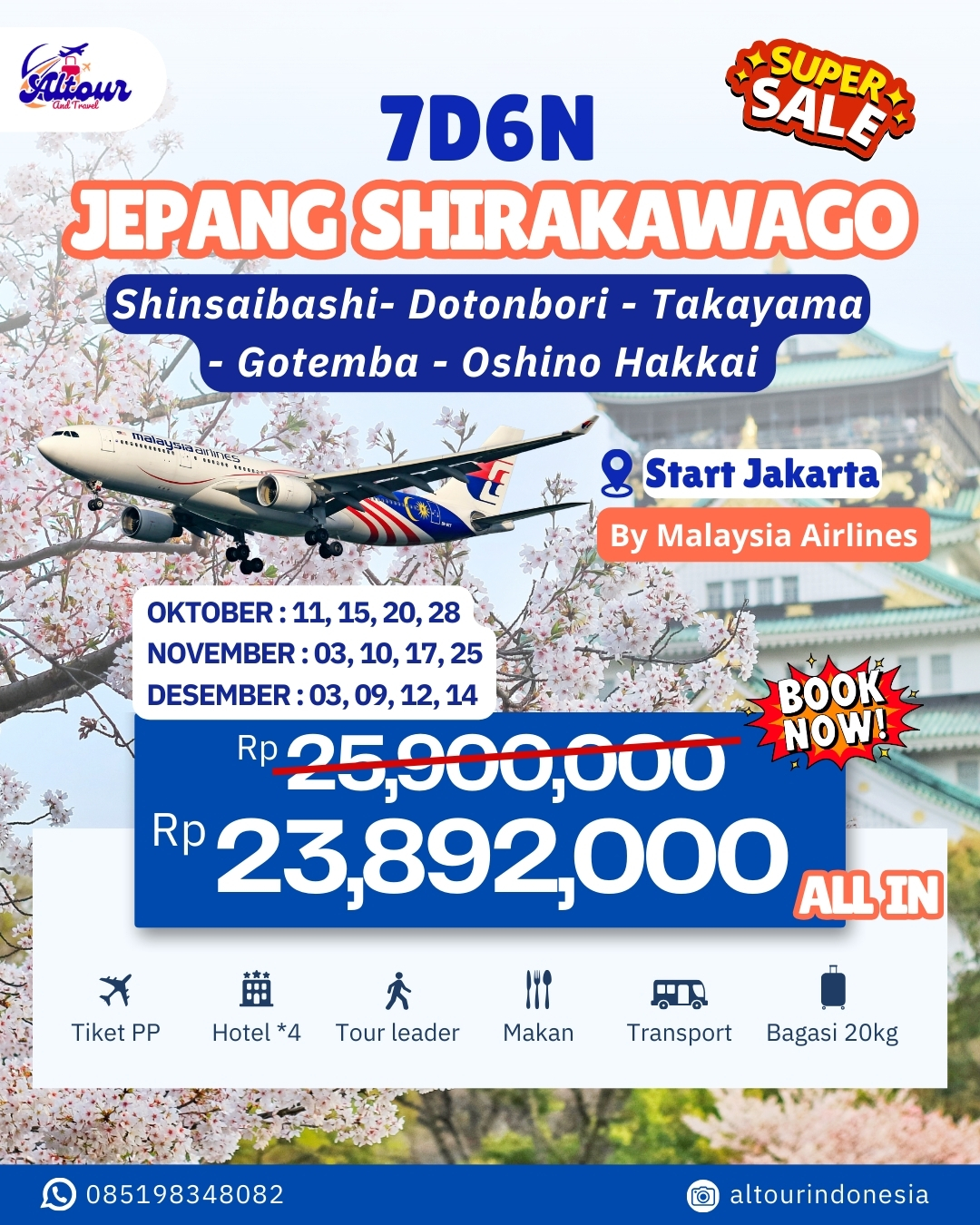 Altour Indonesia, Jepang